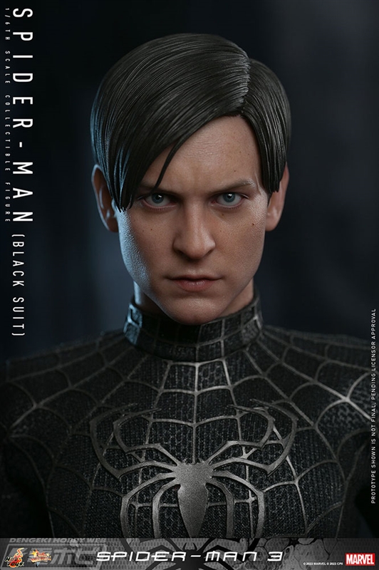 スパイダーマン3』ブラックスーツのスパイダーマンをホットトイズが1/6
