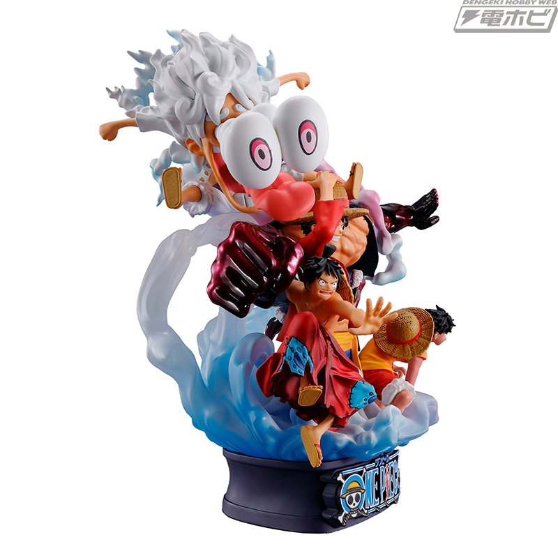 ワンピース』通常の姿から“ギア5”まで様々な状態のルフィだけで構成