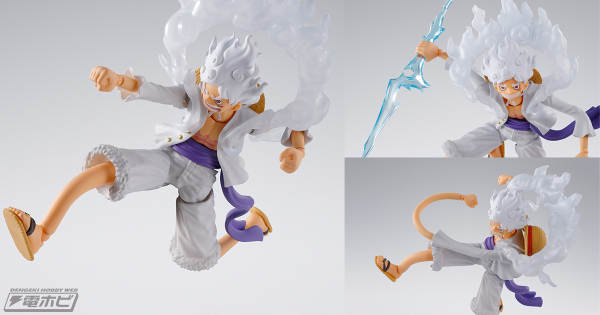 ONE PIECE』ルフィ -ギア5-が完全新規造形でアクションフィギュア化