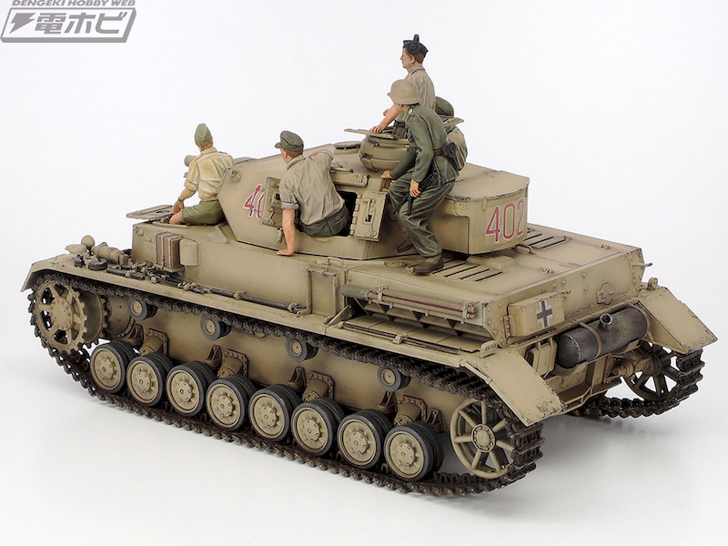 タミヤよりスケール限定商品「1/35 ドイツIV号戦車F型・伝令バイク