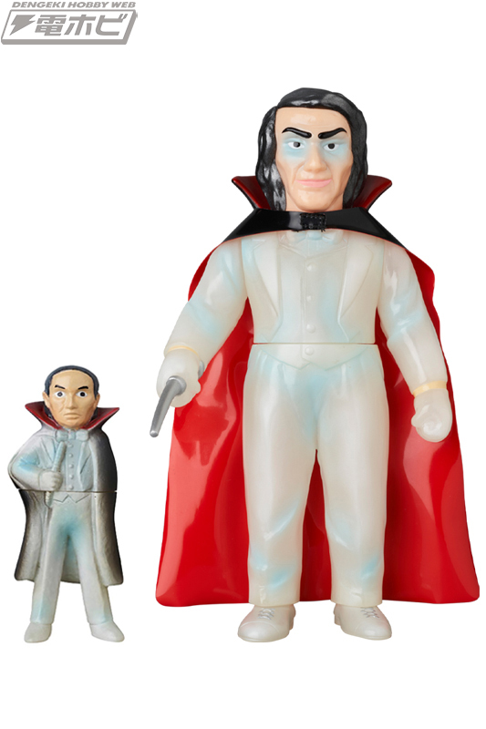 東映レトロソフビコレクションに、設定画カラーの原作版「仮面ライダー