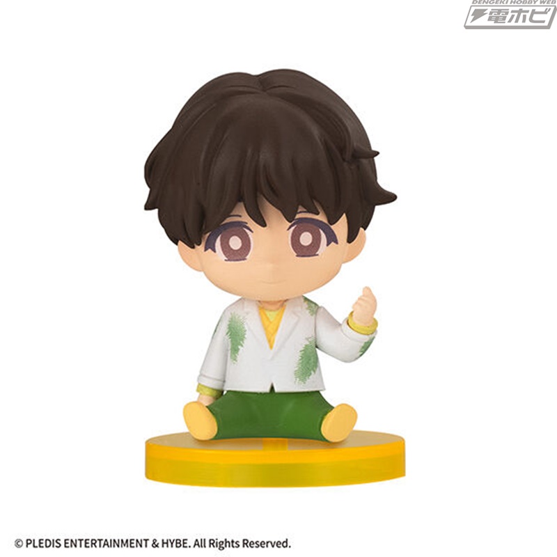 SEVENTEENのキャラクター「PetiTEEN」のガシャポンフィギュア「すわら