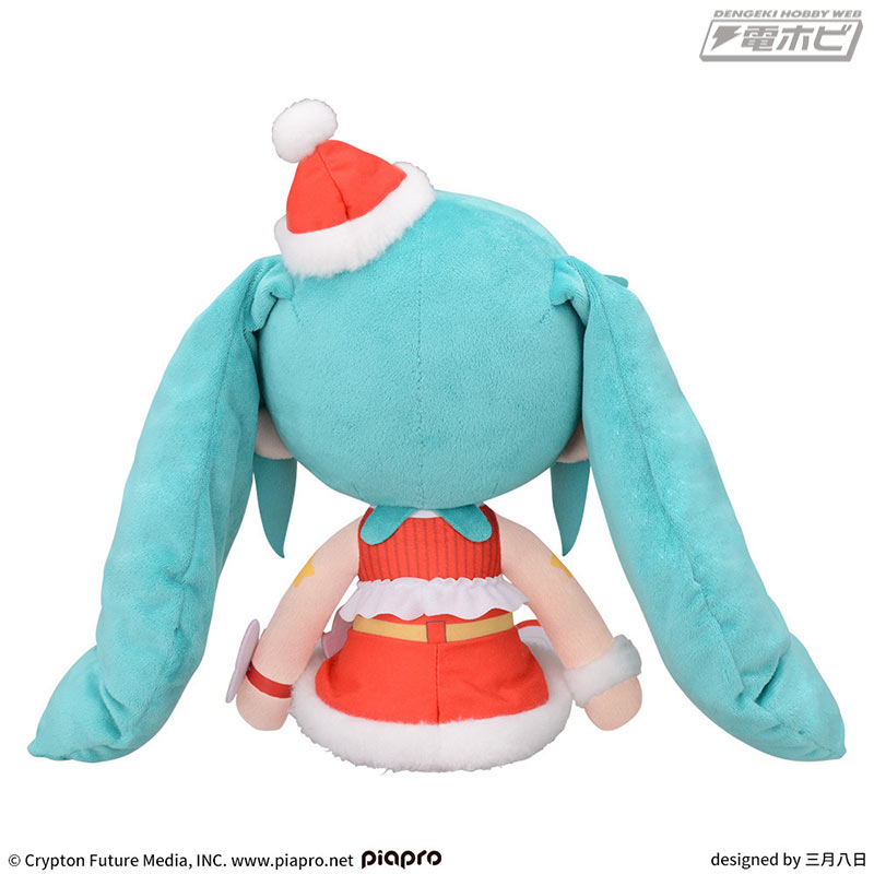 初音ミク」が2023年もクリスマスをお祝い♪2種のぬいぐるみと