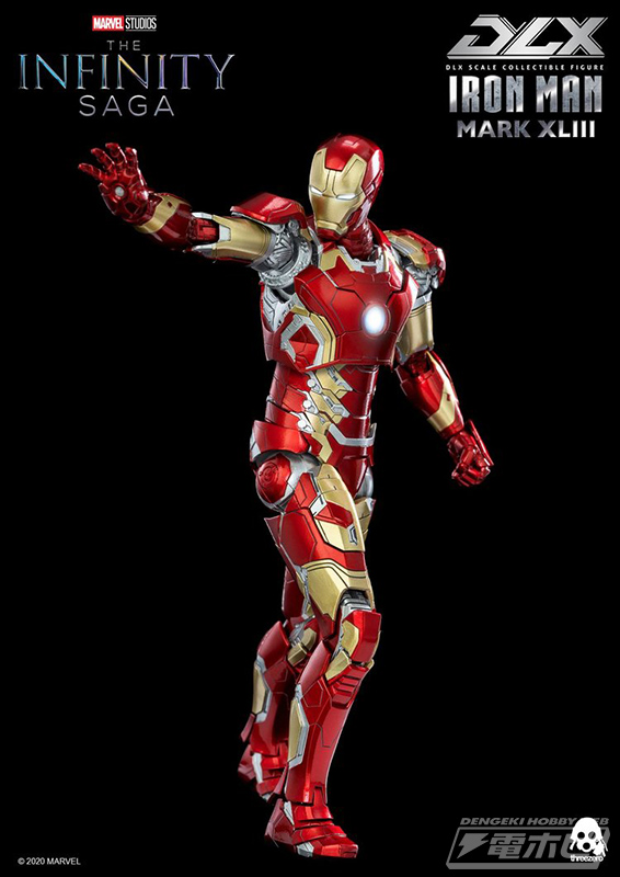 threezeroの人気アクションフィギュア「DLX」アイアンマン・マーク43