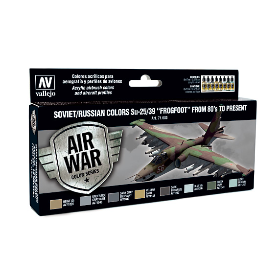 71602 ソ連/ロシア Su-27フランカーカラーセット 80年代-現用