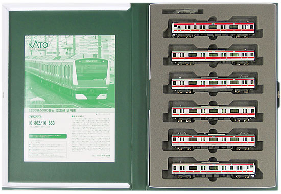 公式]鉄道模型(10-862E233系5000番台 京葉線 6両基本セット)商品詳細