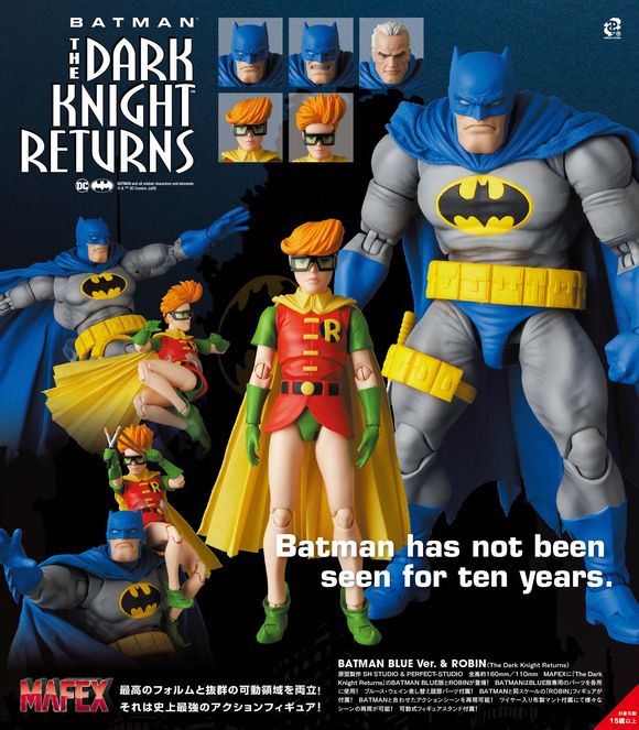 MAFEX BATMAN BLUE Ver. & ROBIN（The Dark Knight Returns