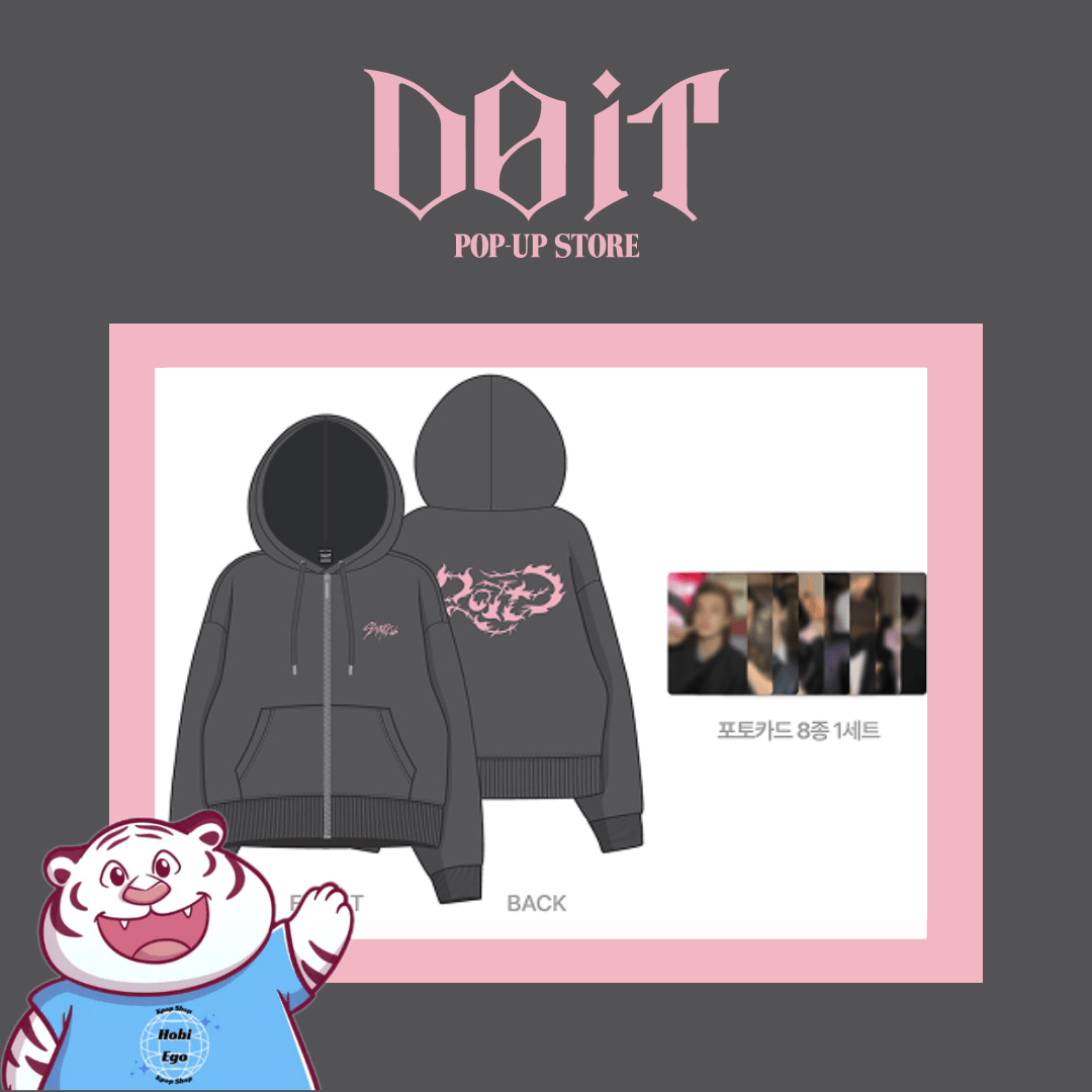 2ND PRE-ORDER Stray Kids DO IT Pop-Up Store Zip-Up Hoodie – HobiEgo