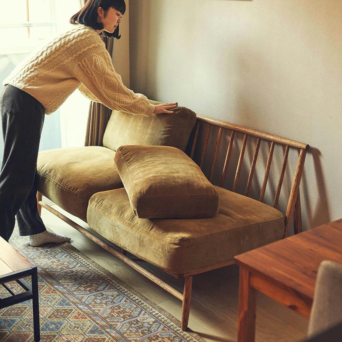 モモナチュラル CLOUD ソファ 3P（3人掛け） MOMO NATURAL | モモ