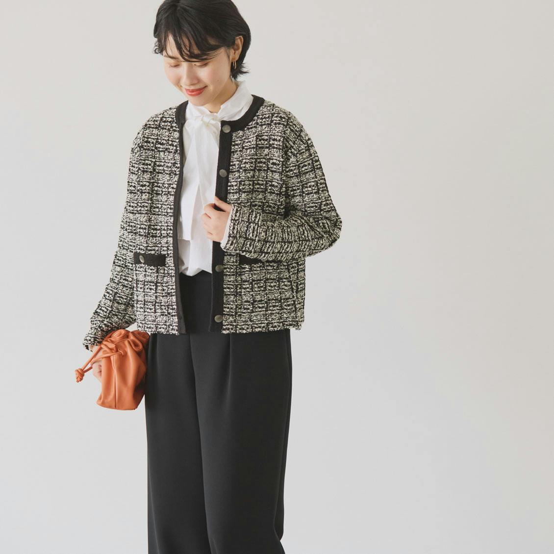 新商品】ワードローブにときめきを。オンオフ着まわせる「ツイード柄の