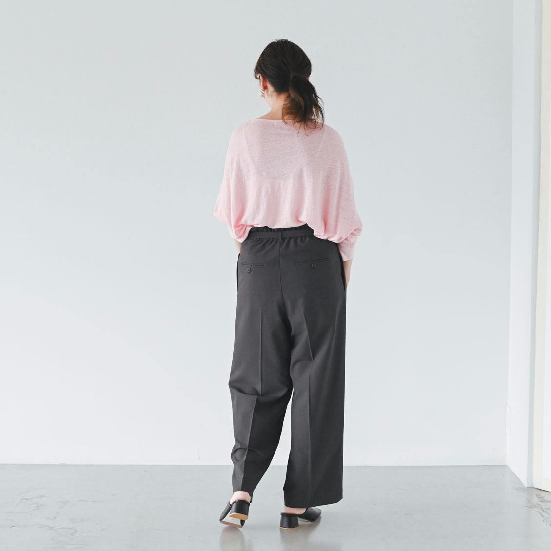 着用レビュー】髙橋美賀さんとつくったピンクのトップスとパンツを、6