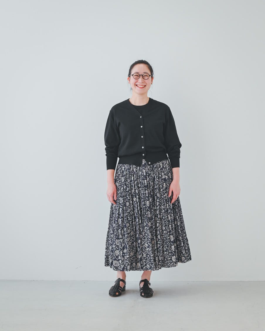 着用レビュー】アンサンブルニットを4名のスタッフが試着しました