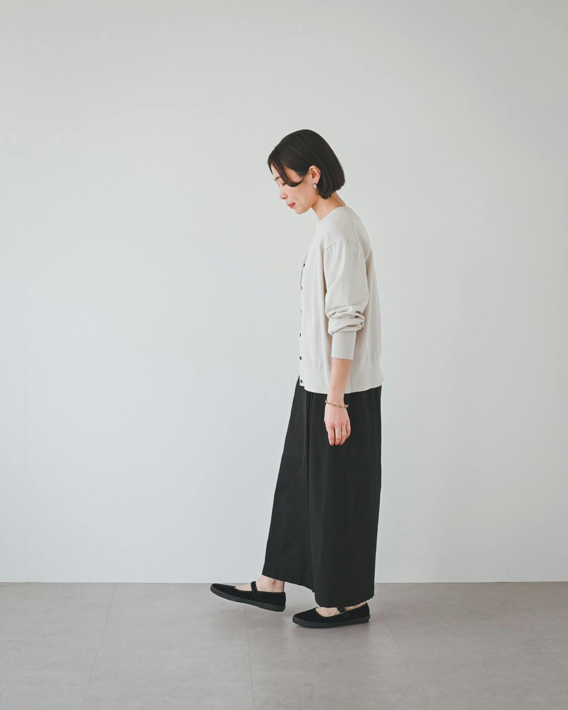 着用レビュー】アンサンブルニットを4名のスタッフが試着しました