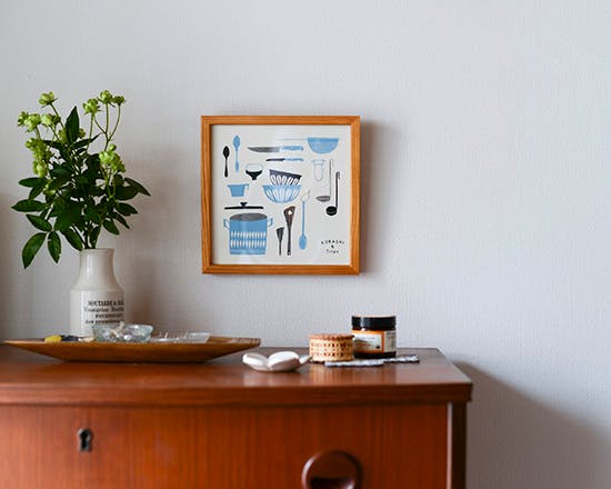 ポスター用の額(20cm×20cm) - 北欧、暮らしの道具店