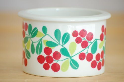 ARABIA/アラビア/POMONA/ポモナ/ジャムポット（蓋なし）レッドベリー