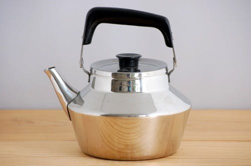 スウェーデン製/Sigvard Bernadotteデザイン/ステンレスケトル - 北欧