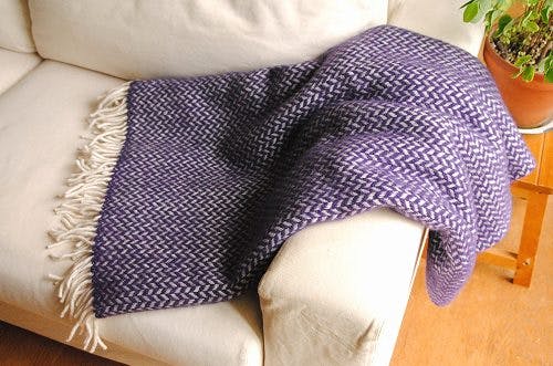 KLIPPAN/クリッパン/スローケット/ポルカ/パープル - 北欧、暮らしの道具店