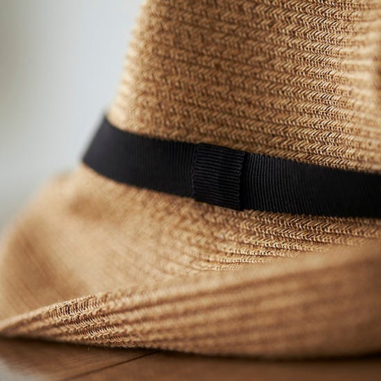 mature ha. / マチュアーハ / BOXED HAT（つば幅7cm）/ ペーパーハット