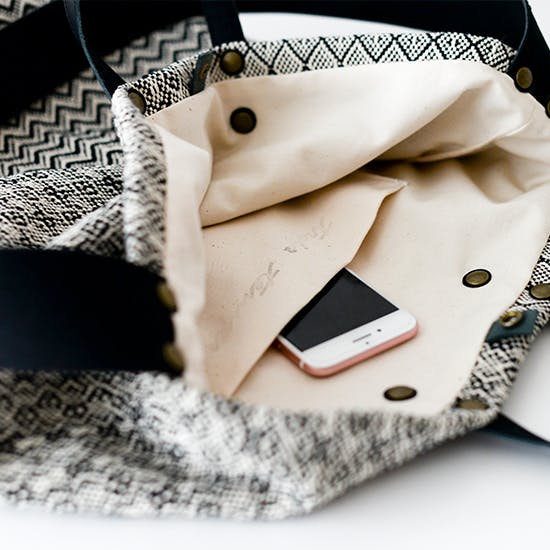 trois temps/トロワトン/手織り2WAYバッグ - 北欧、暮らしの道具店