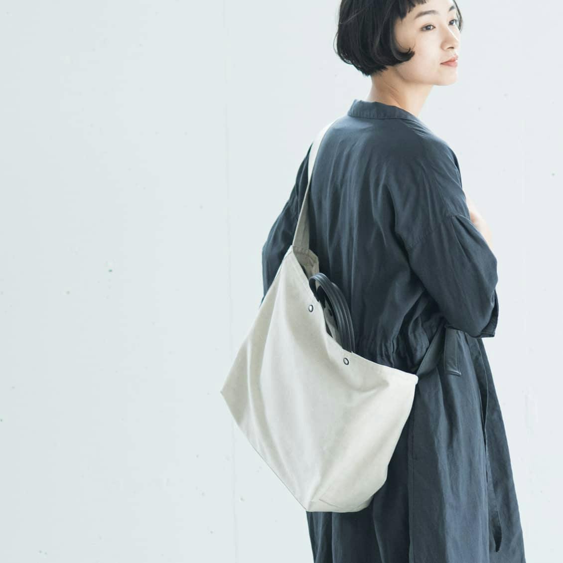 yes/イエス/リネンショルダーバッグ - 北欧、暮らしの道具店