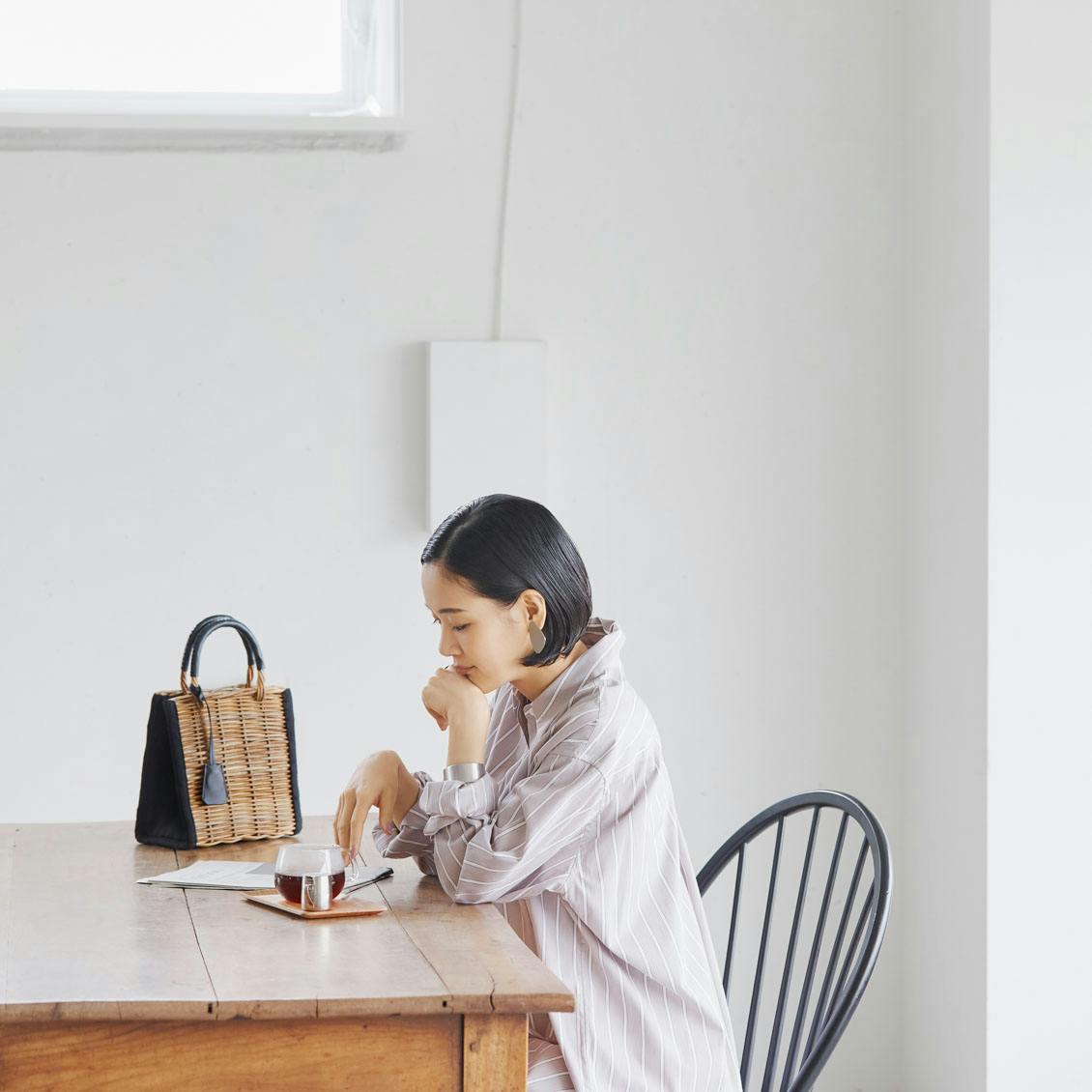 天然アラログのかごバッグ - 北欧、暮らしの道具店