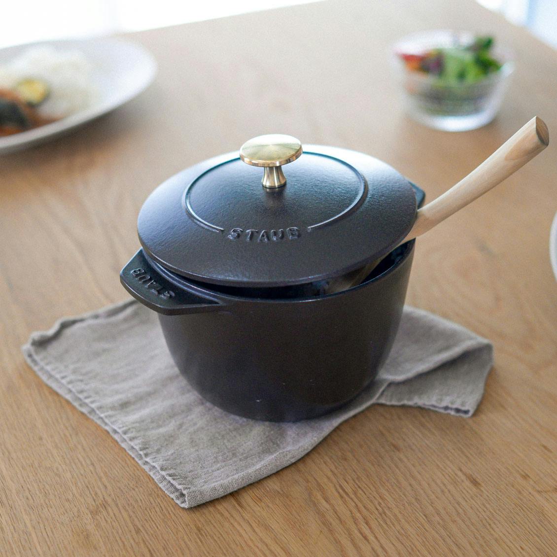 STAUB / ストウブ / ラ・ココット de GOHAN（ブラック、グレー