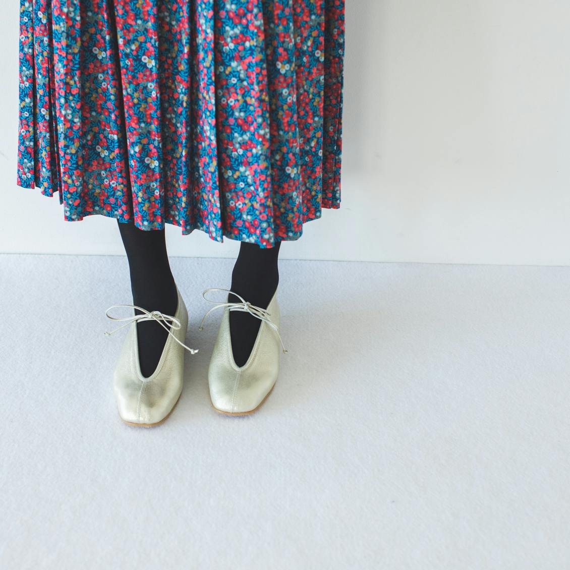 SUI / スイ / レースアップシューズ / ブラック・シルバー（全6サイズ