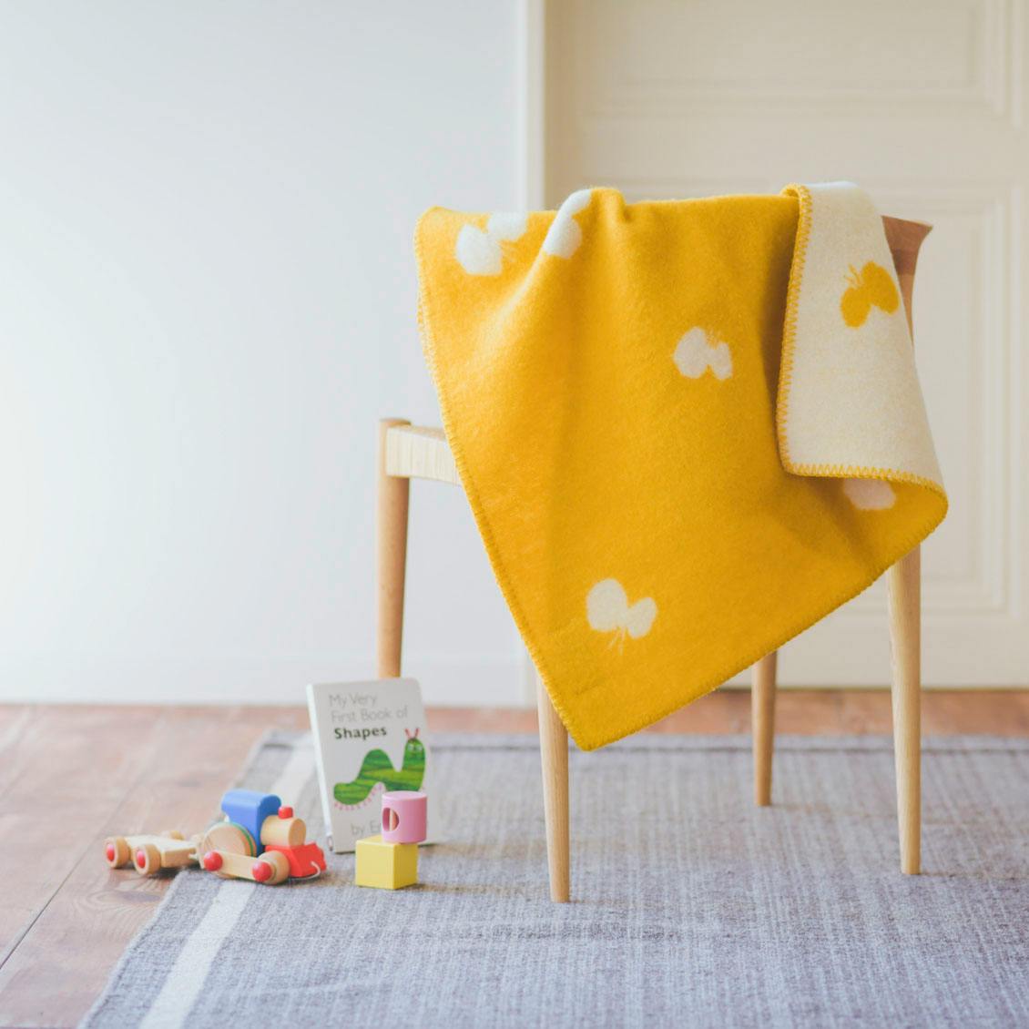 KLIPPAN×mina perhonen / ウールブランケット / ミニサイズ / CHOUCHO