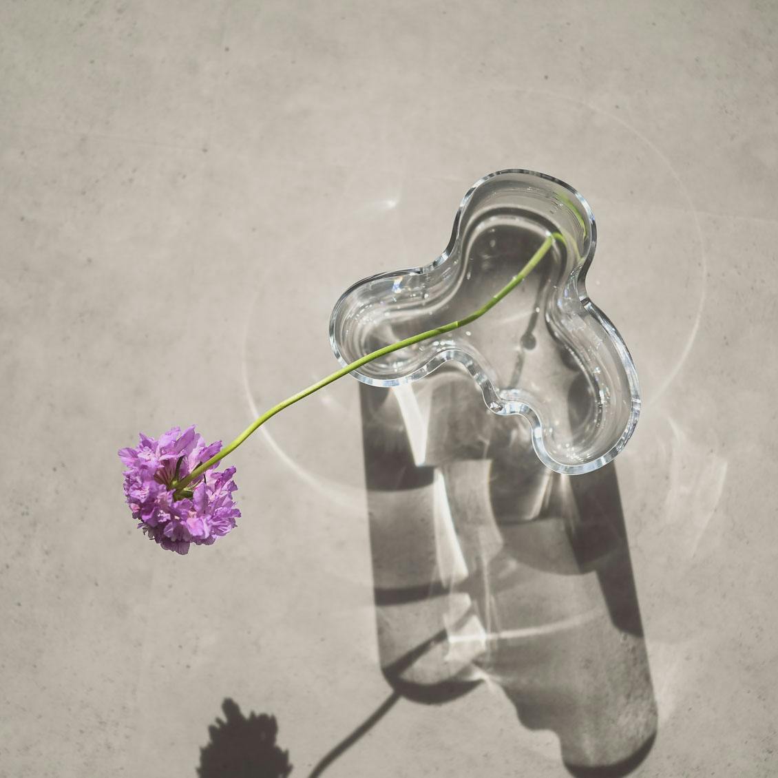 iittala/イッタラ/Alvar Aalto/アルヴァ・アアルト/ 花瓶 95mm クリア