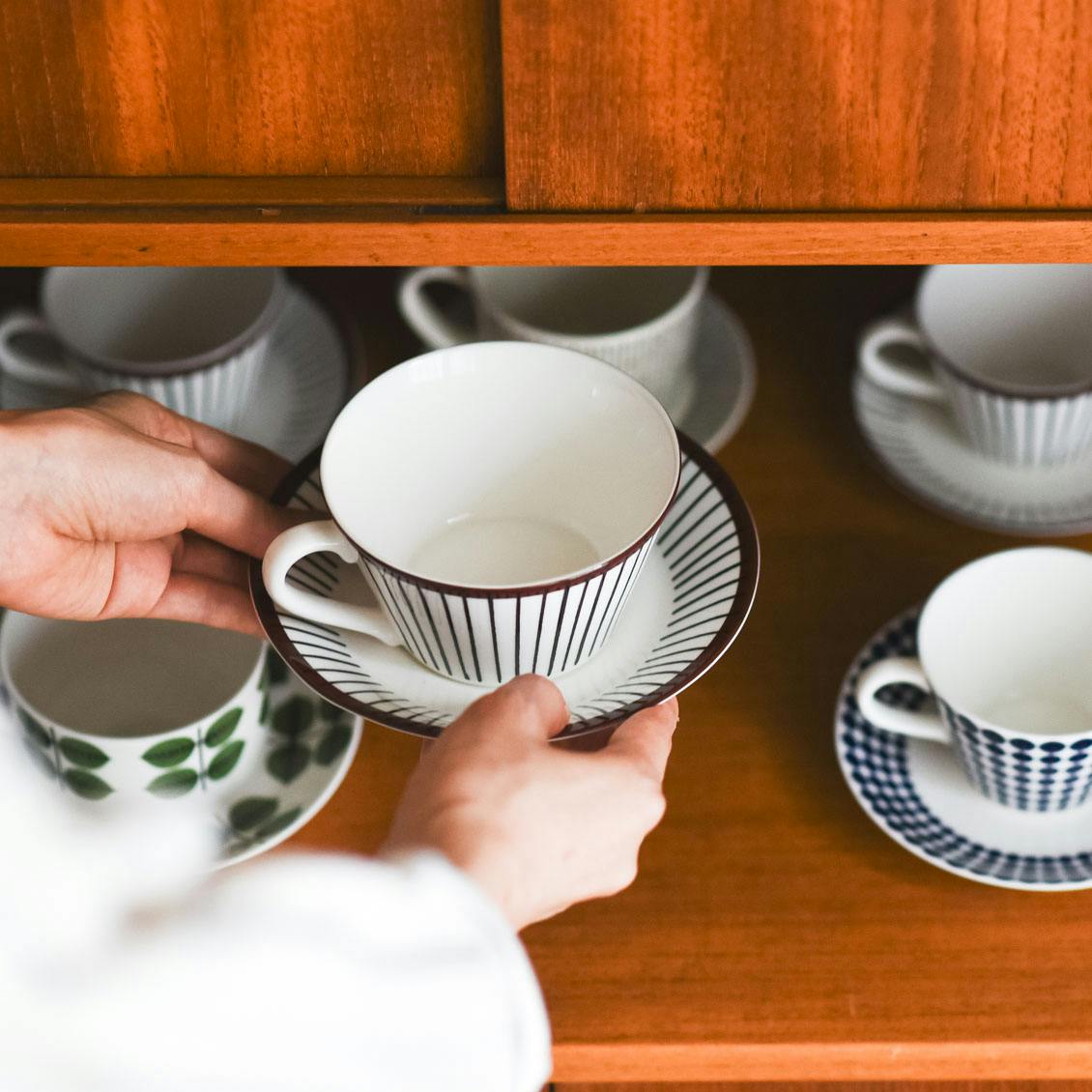 グスタフスベリ / スティグ・リンドベリ / SPISA RIBB / ティーカップ