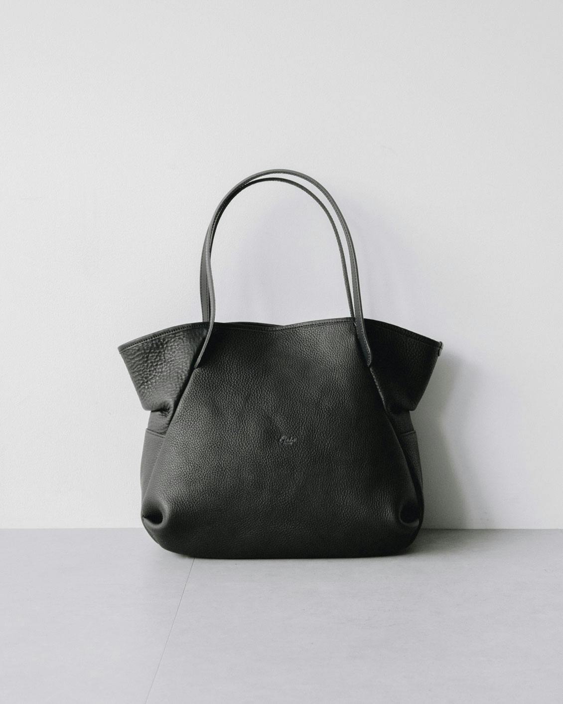 Ense / アンサ / レザートートバッグ（ブラック） - 北欧、暮らしの道具店