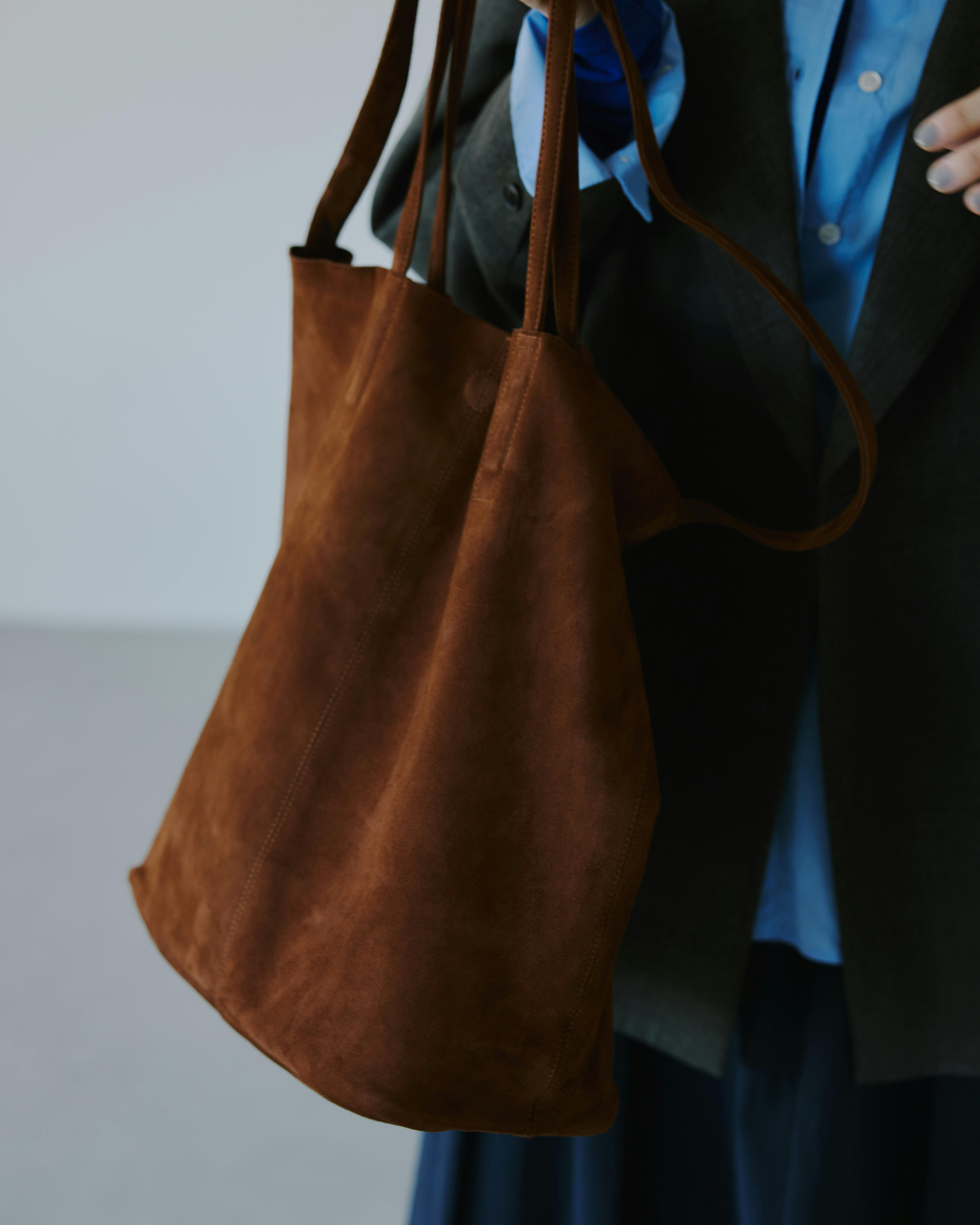 Morphée / モルフェ / オイルスエードレザーバッグ（Lサイズ） - 北欧