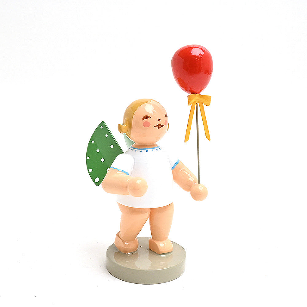 Wendt & Kuhn ヴェント & キューン木製人形 風船を持つ天使｜北欧雑貨