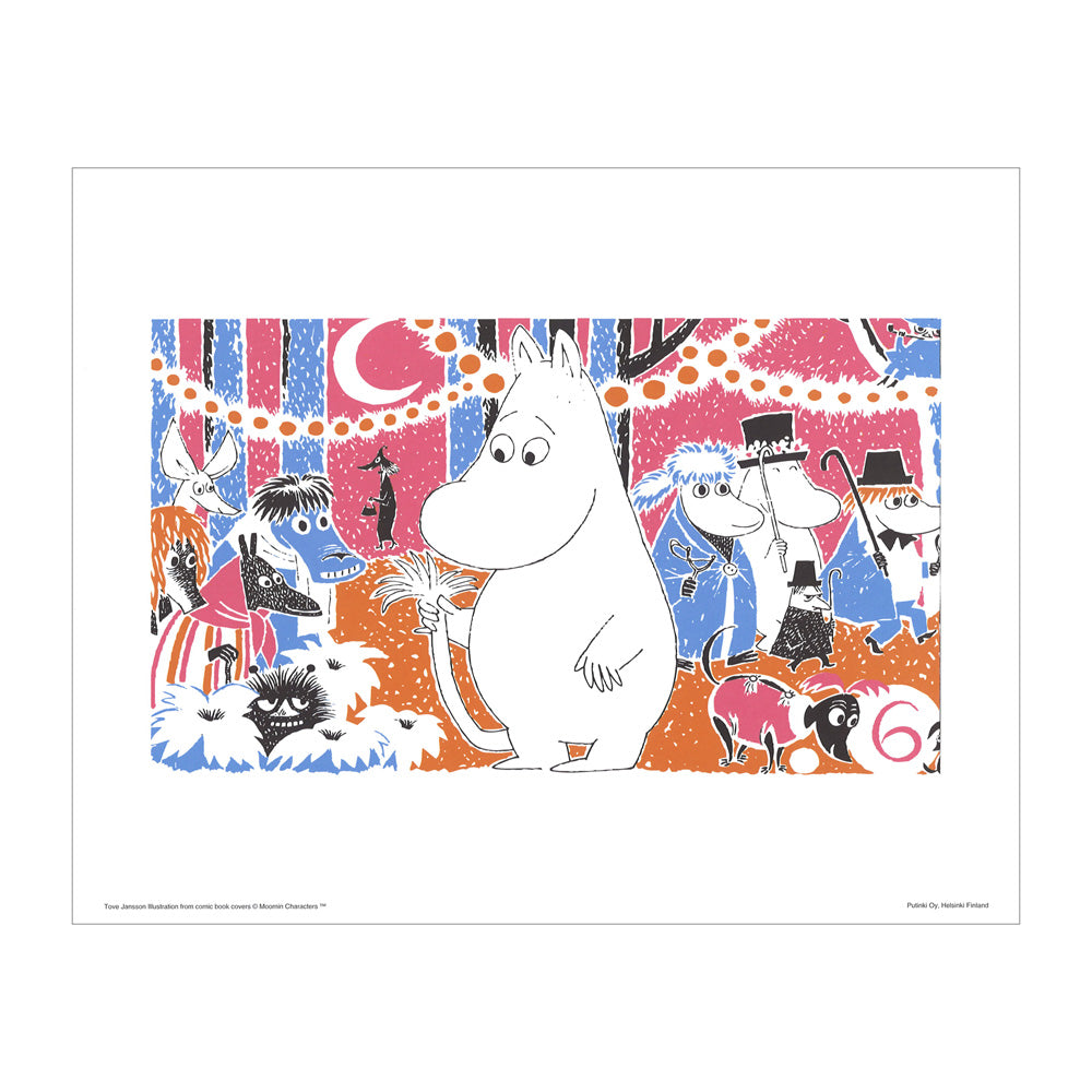 Moomin ムーミン Putinki プティンキ ミニポスター カラー ( 24×30cm