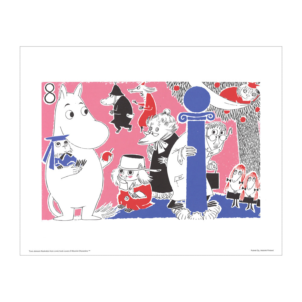 Moomin ムーミン Putinki プティンキ ミニポスター カラー ( 24×30cm