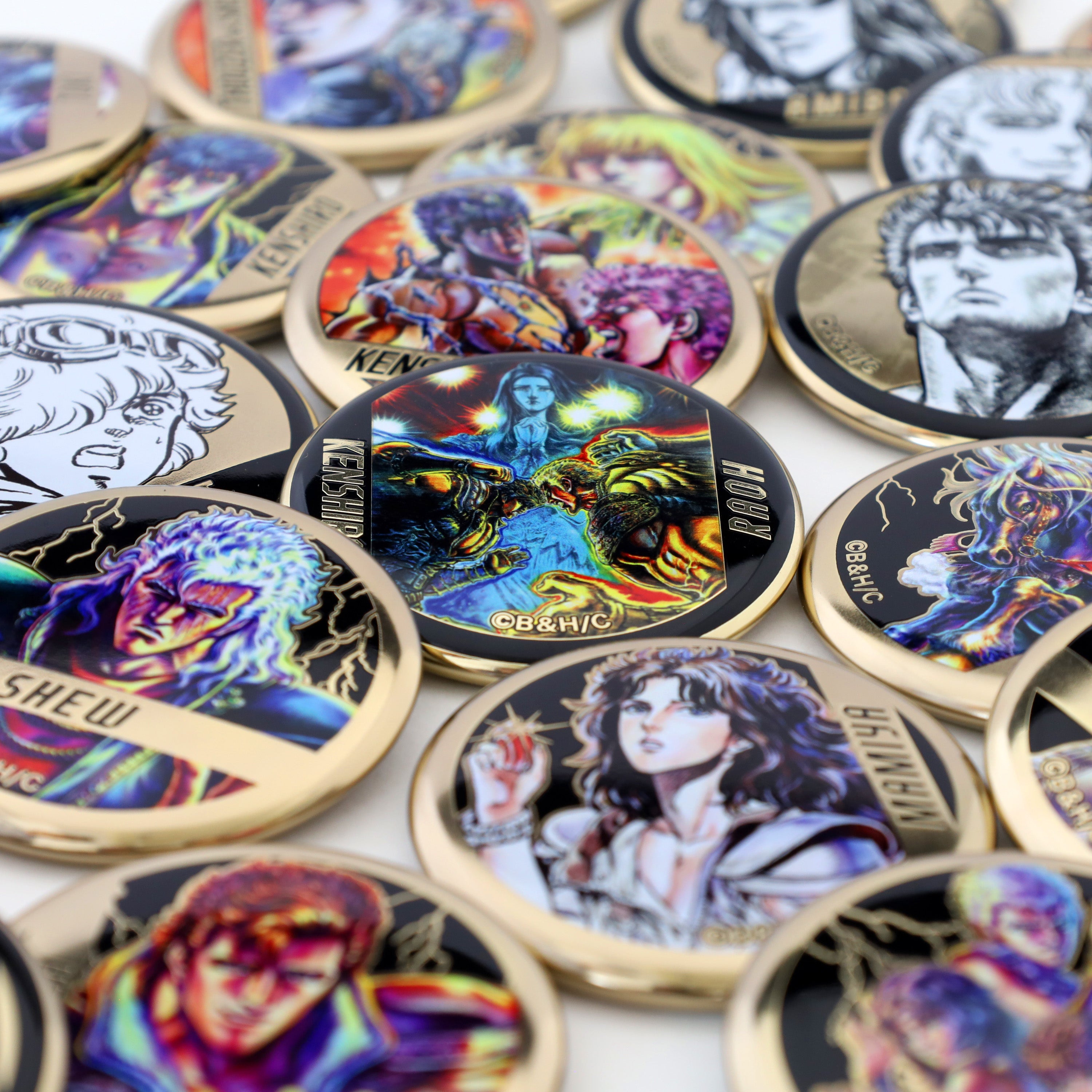 北斗の拳 40周年記念ピンバッジセット＆公式図録 値下げ中！限定品！北斗