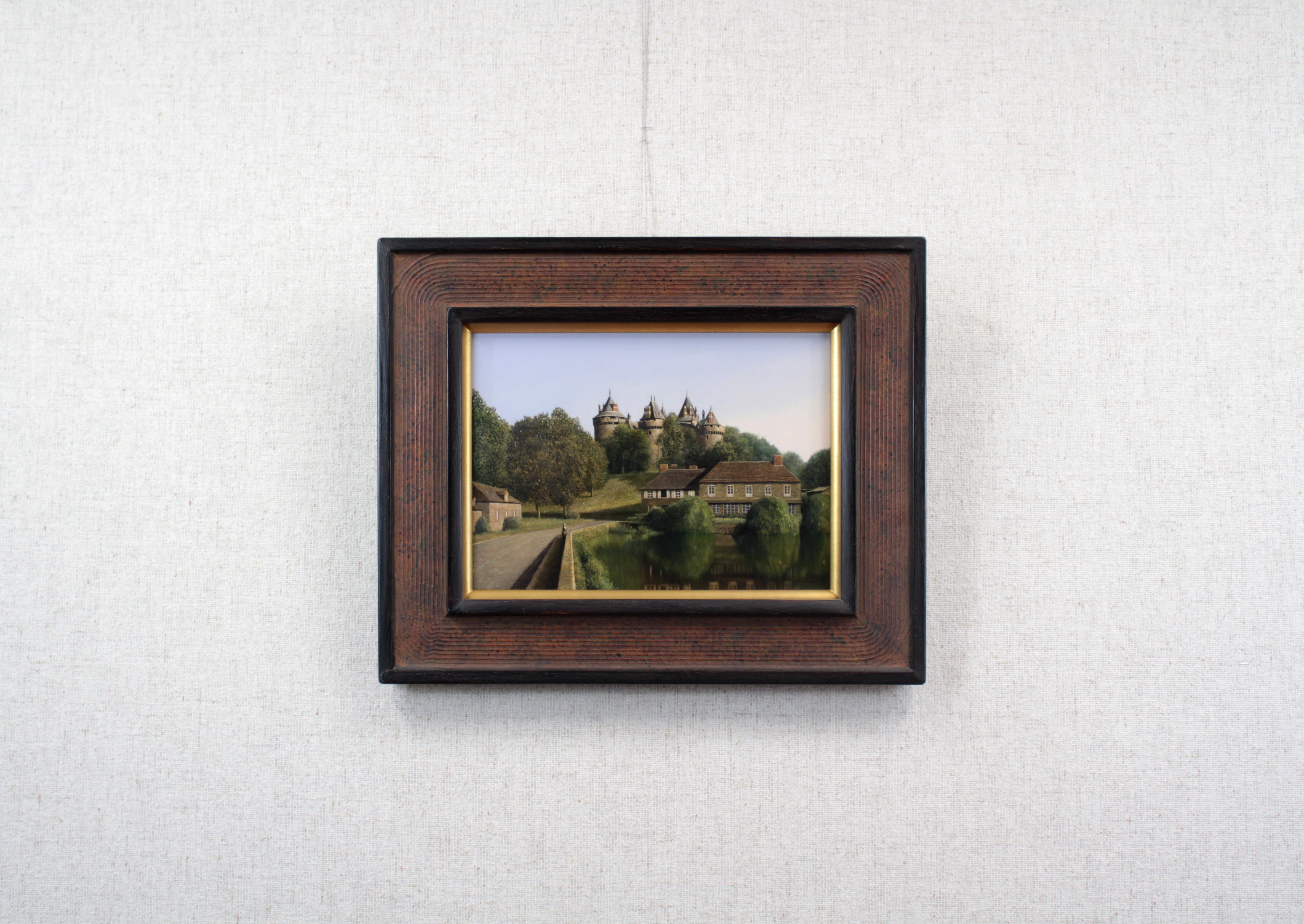 リアリズム 人気画家 中司満夫 夏草の原 6P 洋画 油彩画 写実画