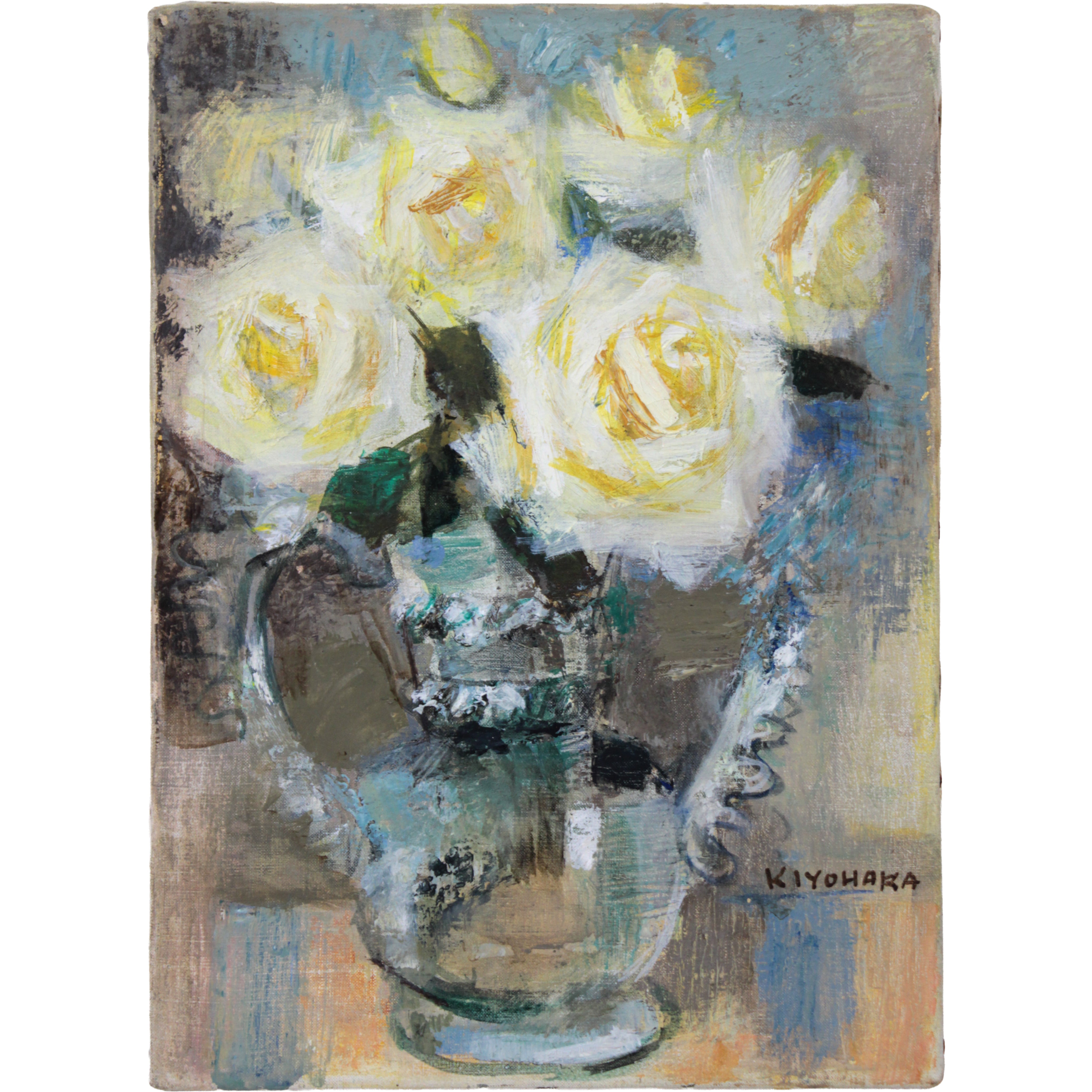 清原啓一 『薔薇』 油彩画 - 北海道画廊