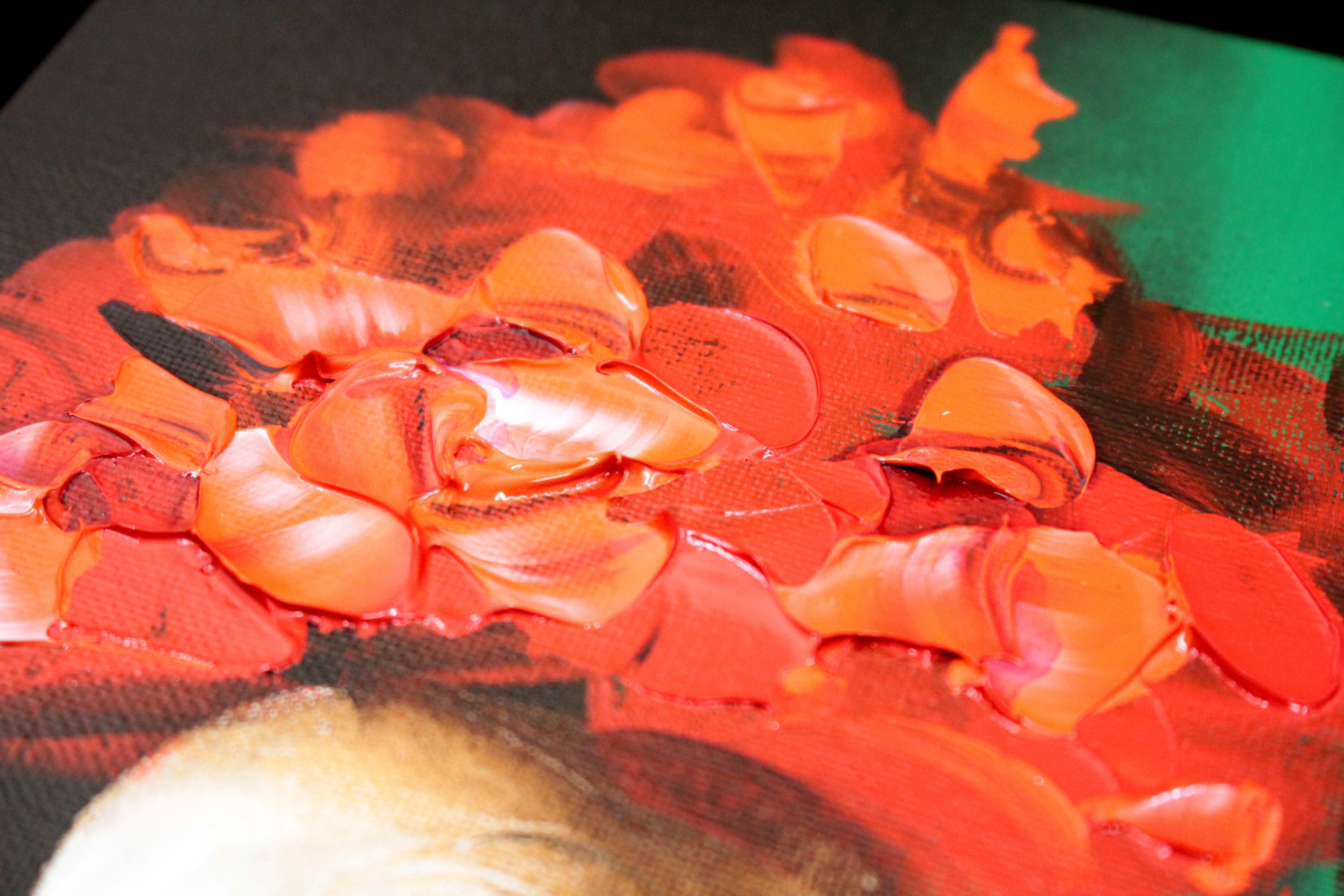 立川広己 『バラ』 油彩画 - 北海道画廊