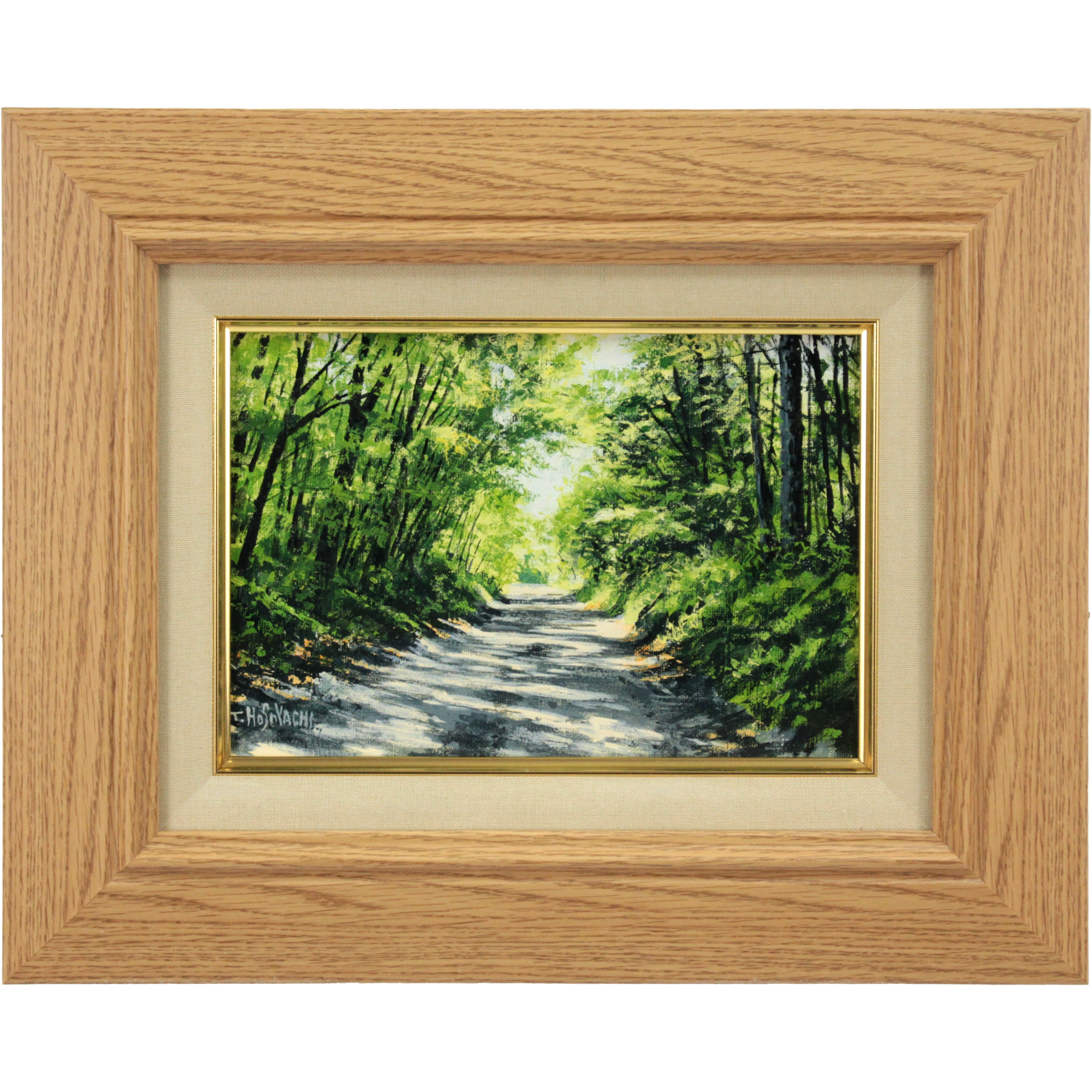 細谷地東太 『風景』 油彩画 - 北海道画廊