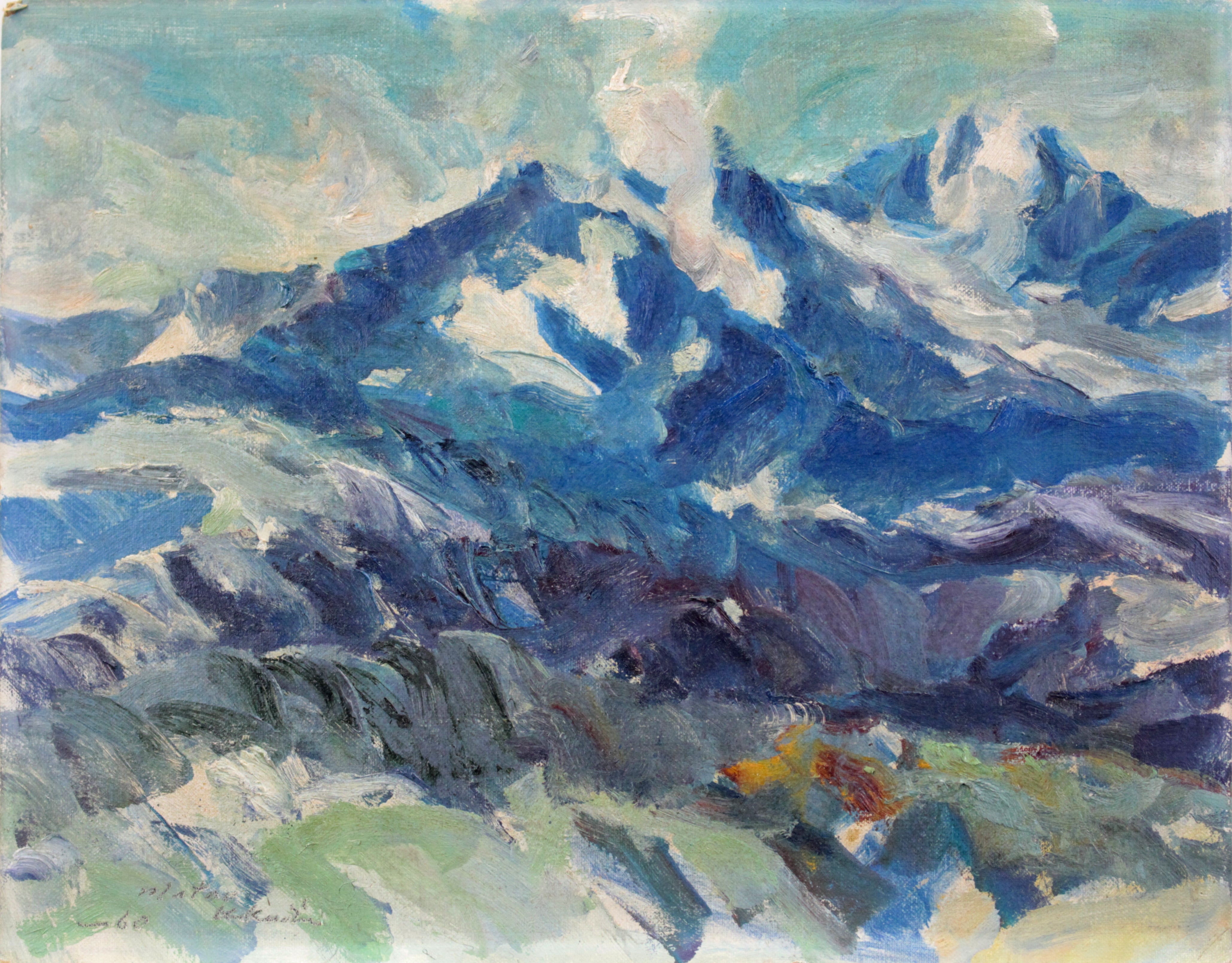 菊地正則 「ばら」(黒真珠 )を描いた油彩画 油絵パリ真作ゴージャス