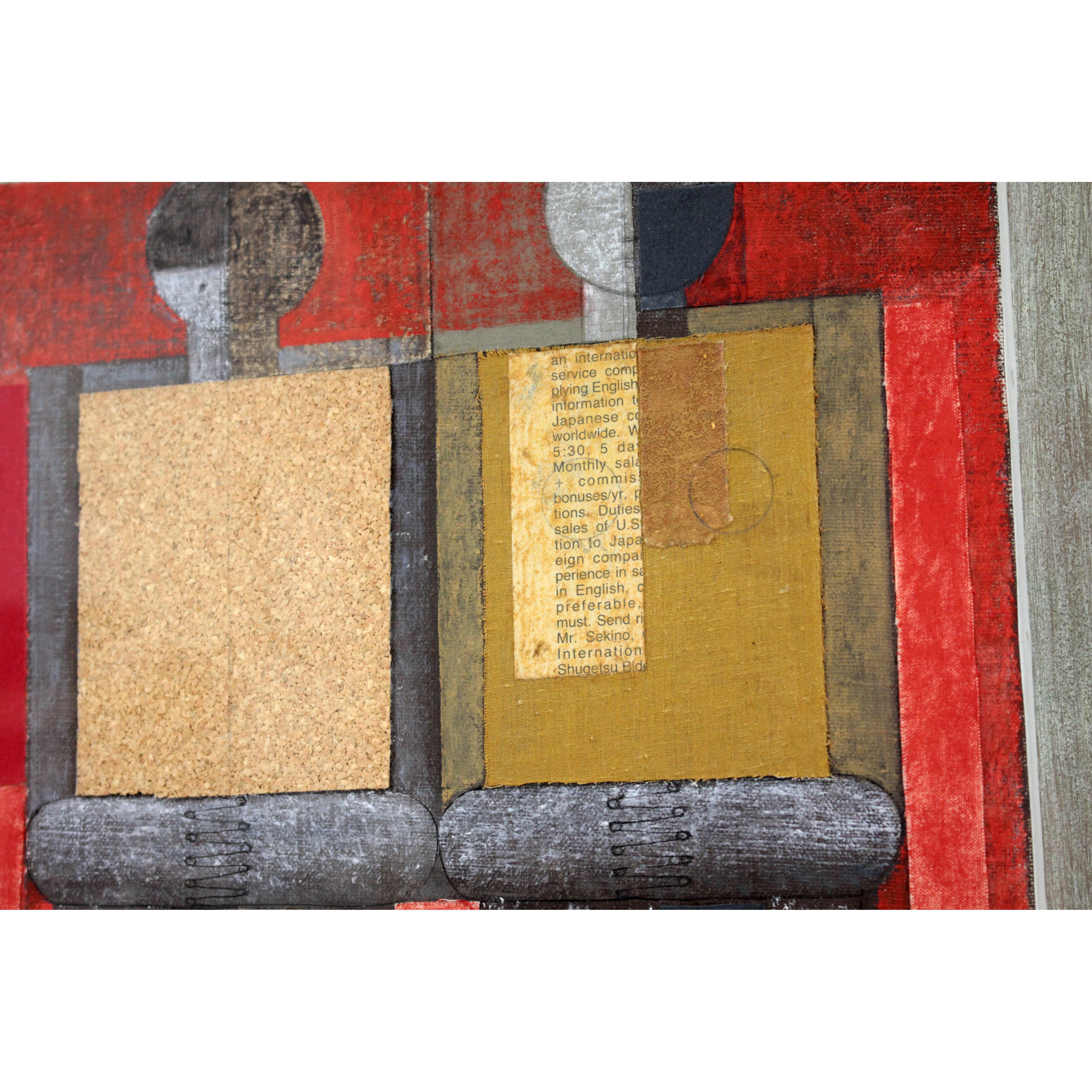 高橋幸彦 『二人立像'93』 油彩画 - 北海道画廊