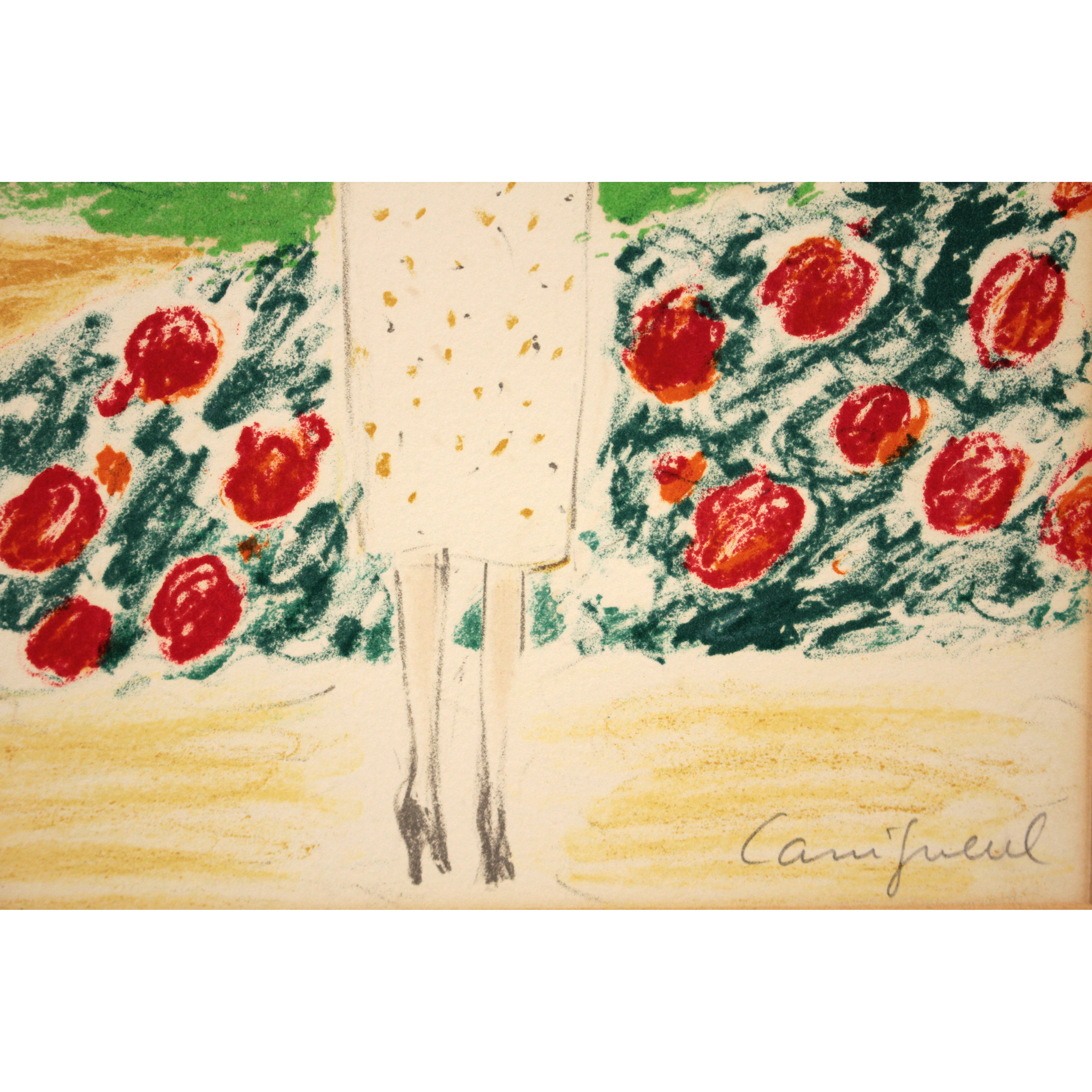 ジャン＝ピエール・カシニョール 『公園（PARC）』 リトグラフ