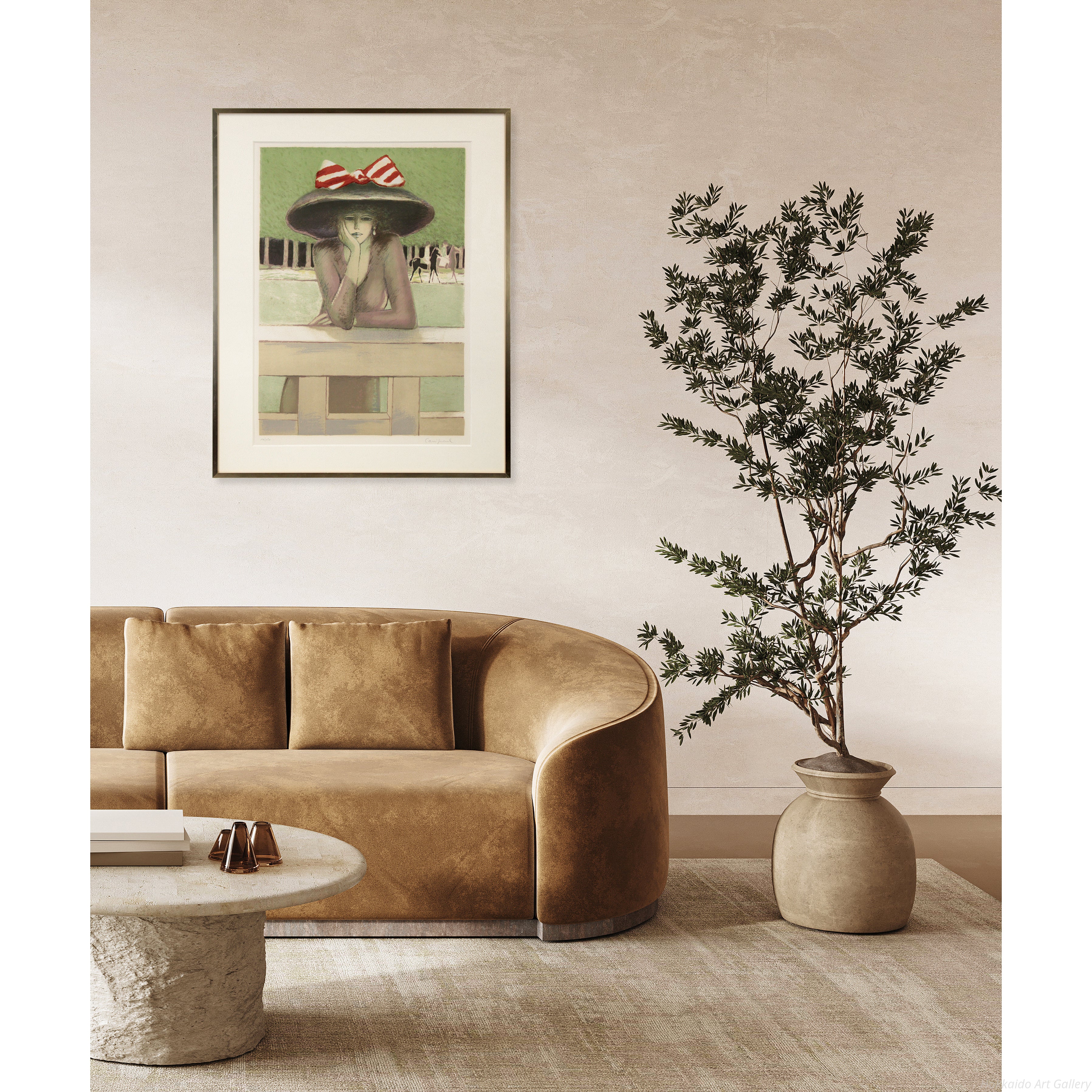 ジャン＝ピエール・カシニョール 『秋』 リトグラフ - 北海道画廊