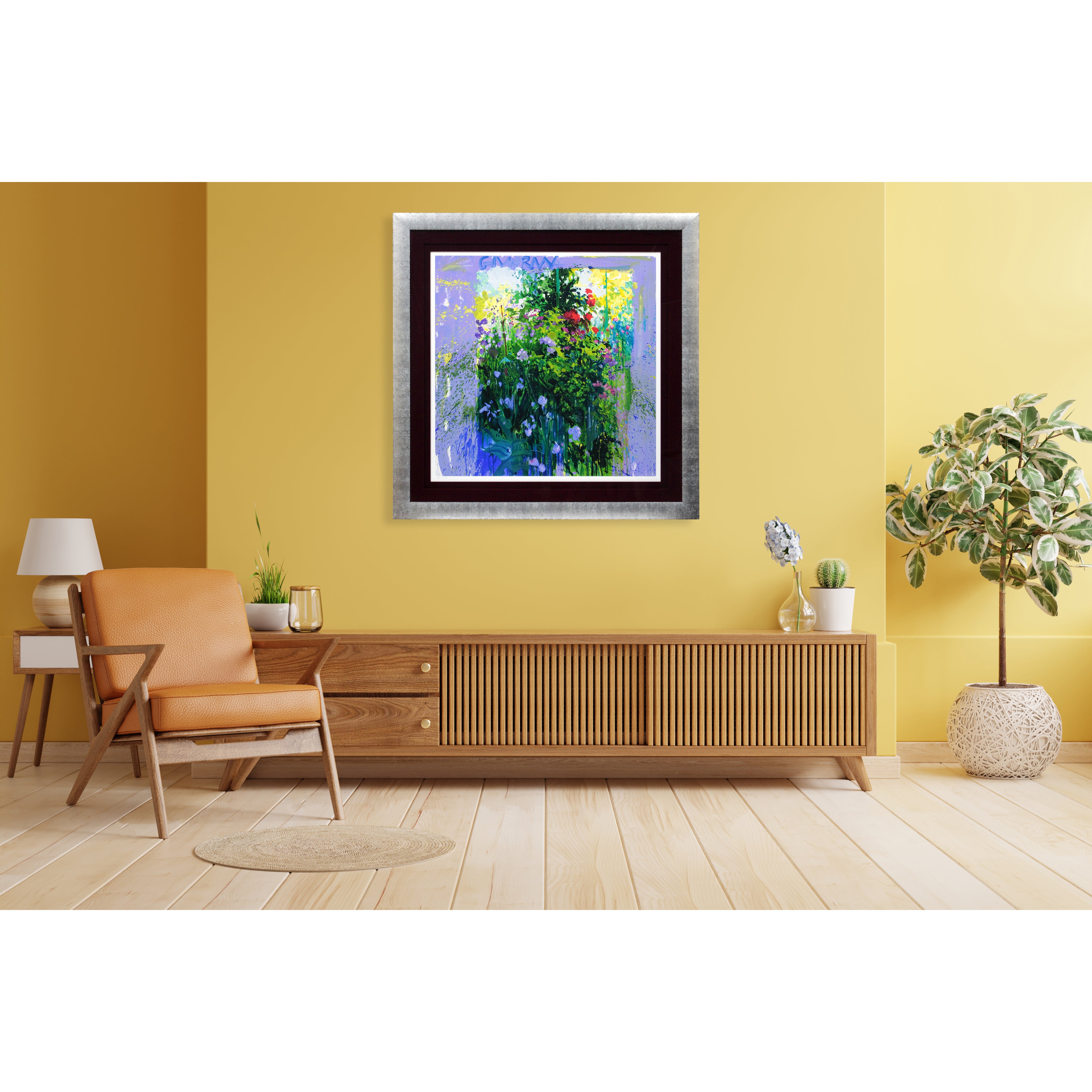 トレンツ・リャド 『ジヴェルニーの若枝』 シルクスクリーン - 北海道画廊