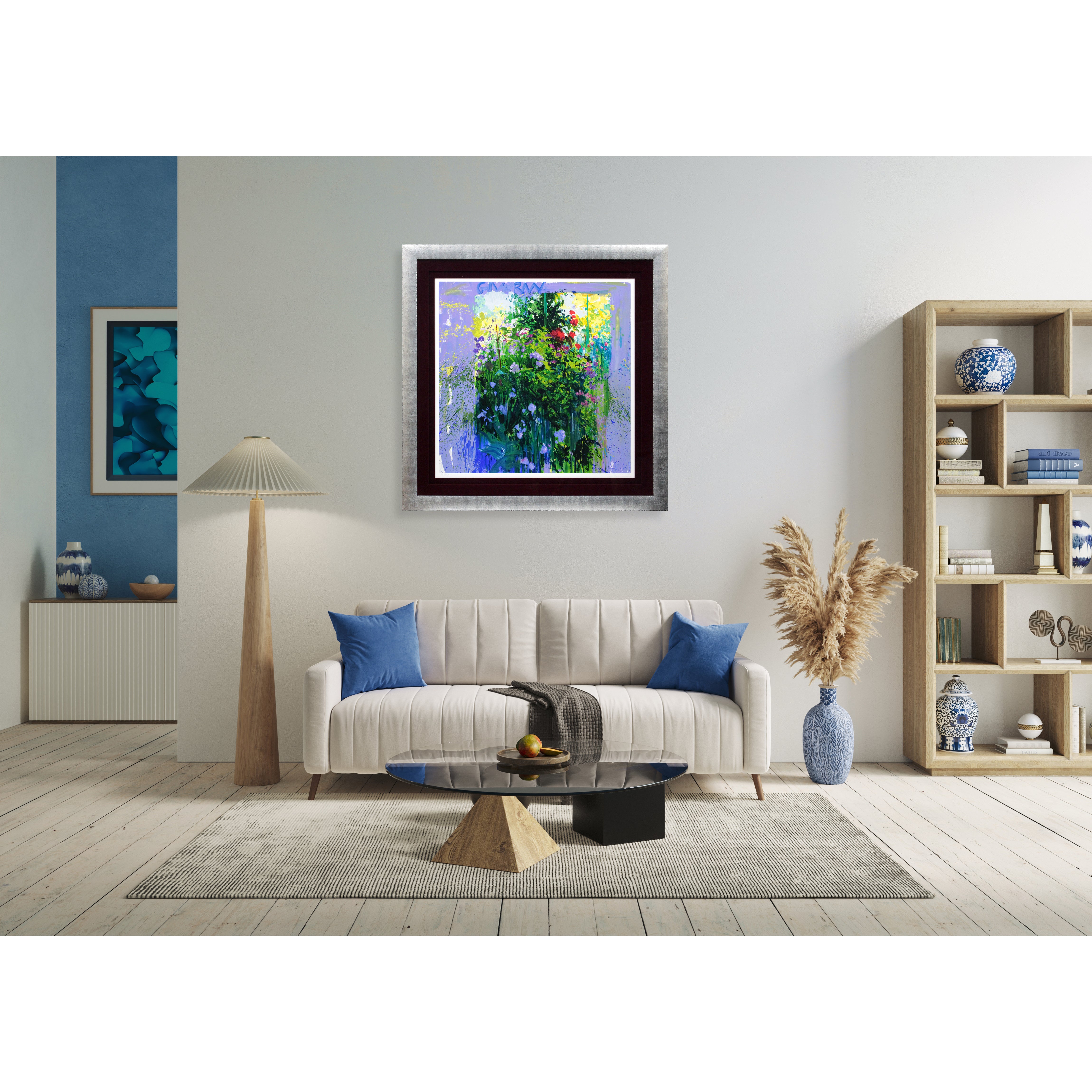 トレンツ・リャド 『ジヴェルニーの若枝』 シルクスクリーン - 北海道画廊