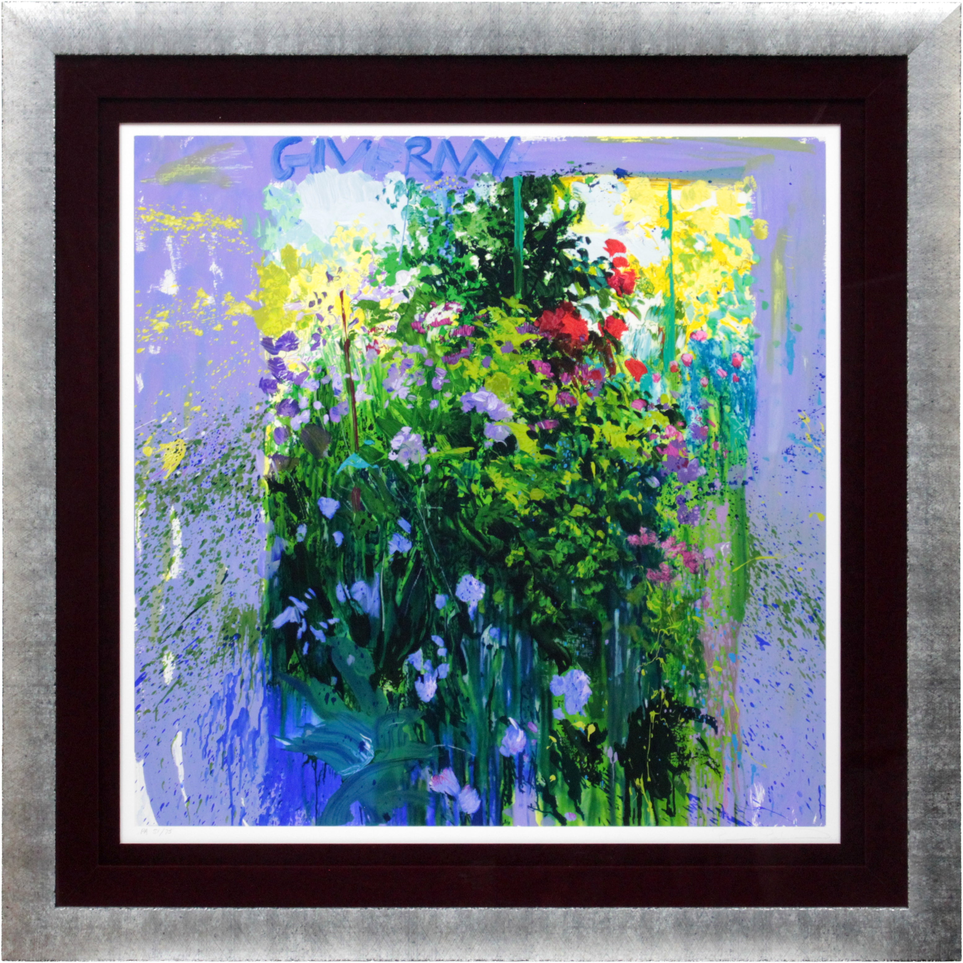 トレンツ・リャド 『ジヴェルニーの若枝』 シルクスクリーン - 北海道画廊