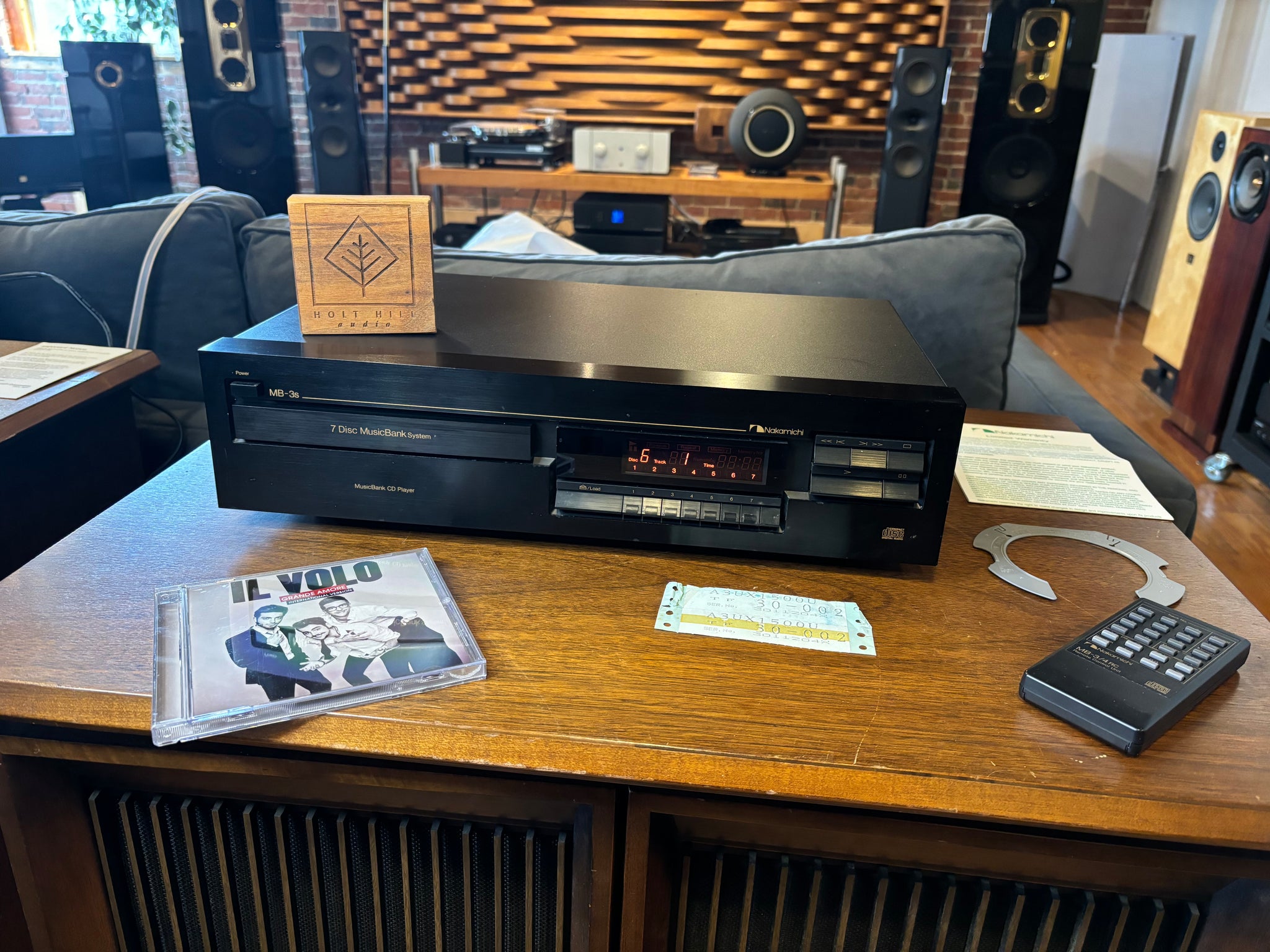 Nakamich, MB-3s 7 Disc Changer with Music Bank System – Holt Hill