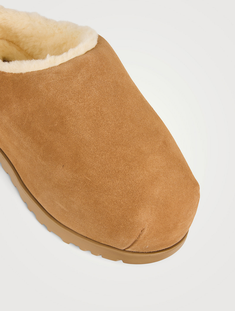 UGG Pumped Suede Platform Slides | Holt Renfrew