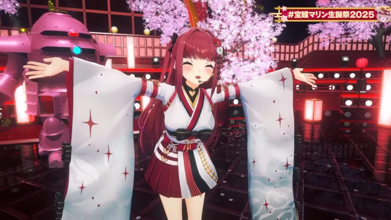 ホロライブ】宝鐘マリン、豪華発表満載の生誕3D LIVEを開催 | ホロタメ